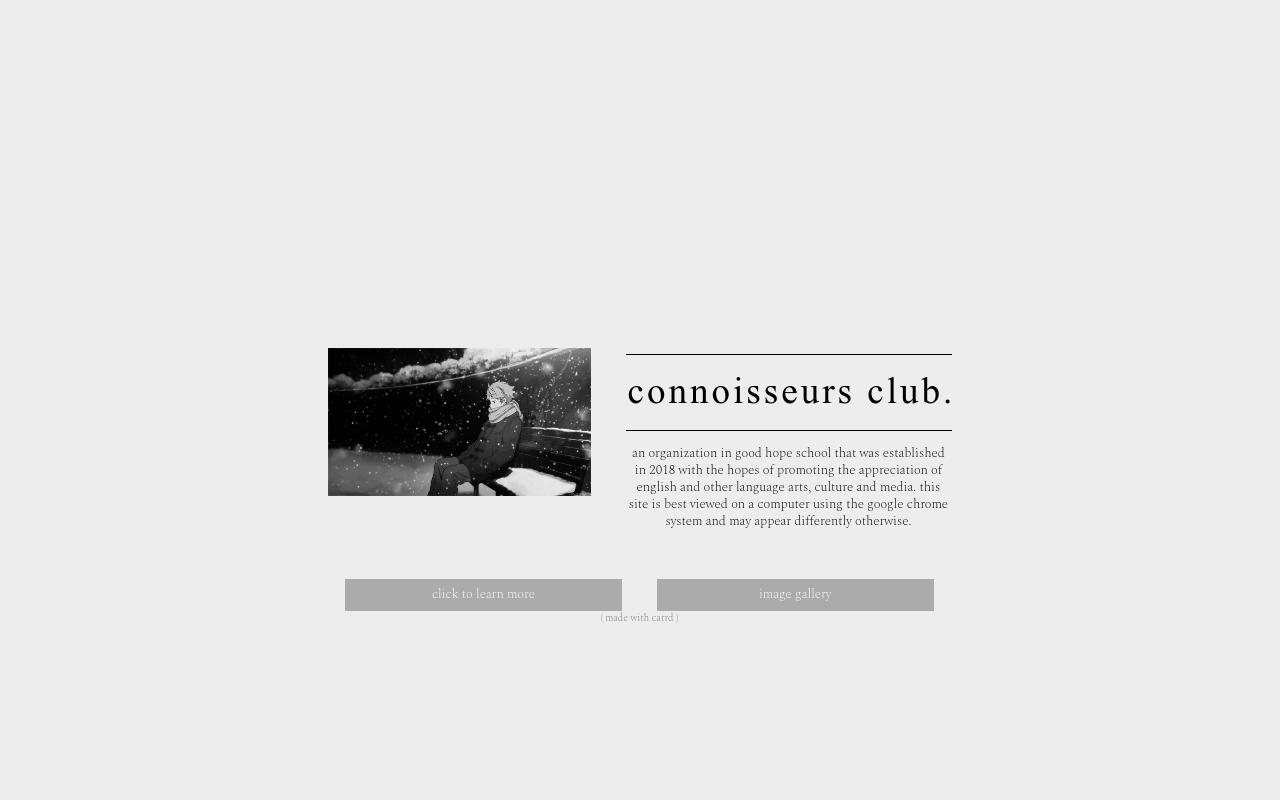 Carrd profile picture for @connoisseur